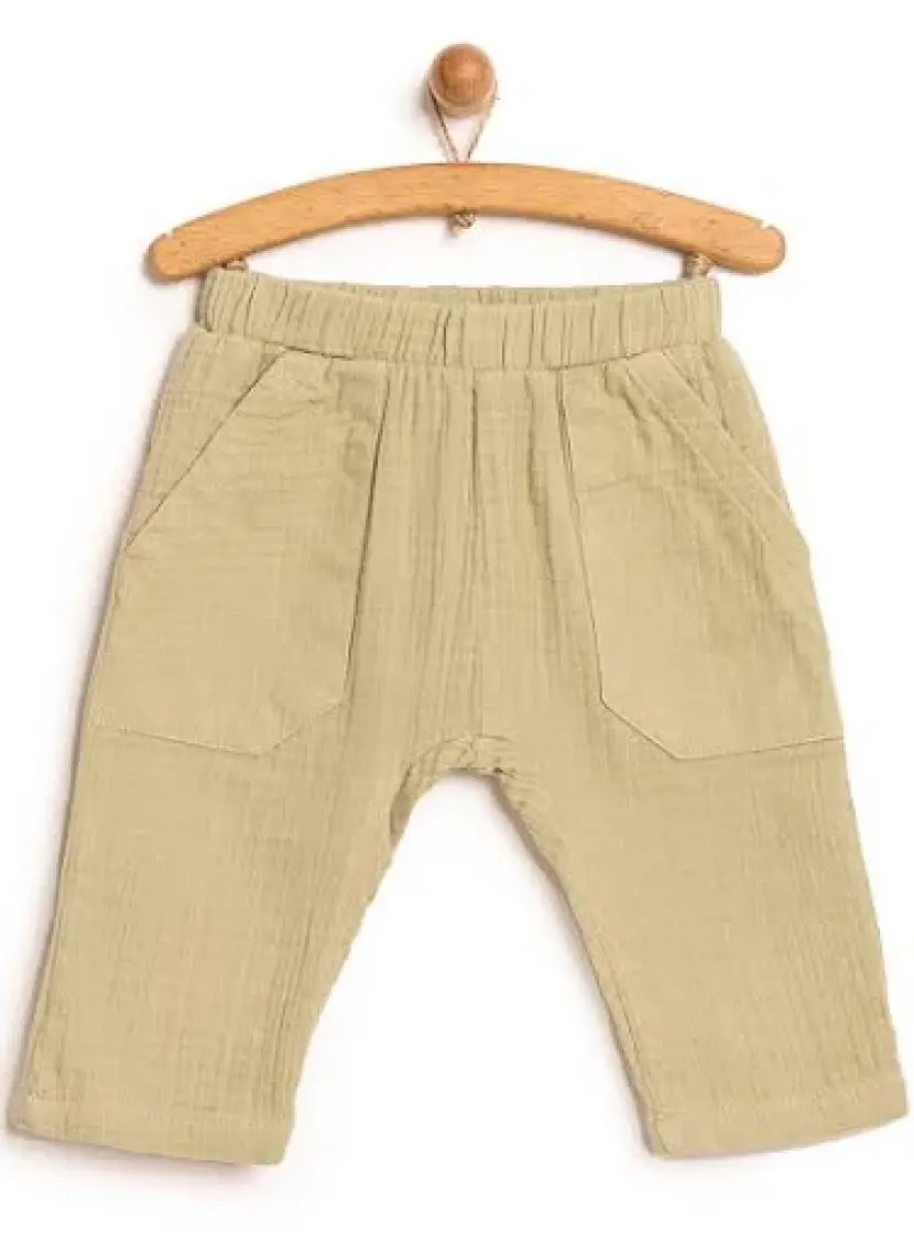HelloBaby Basic Müslin Pantolon Kız Bebek