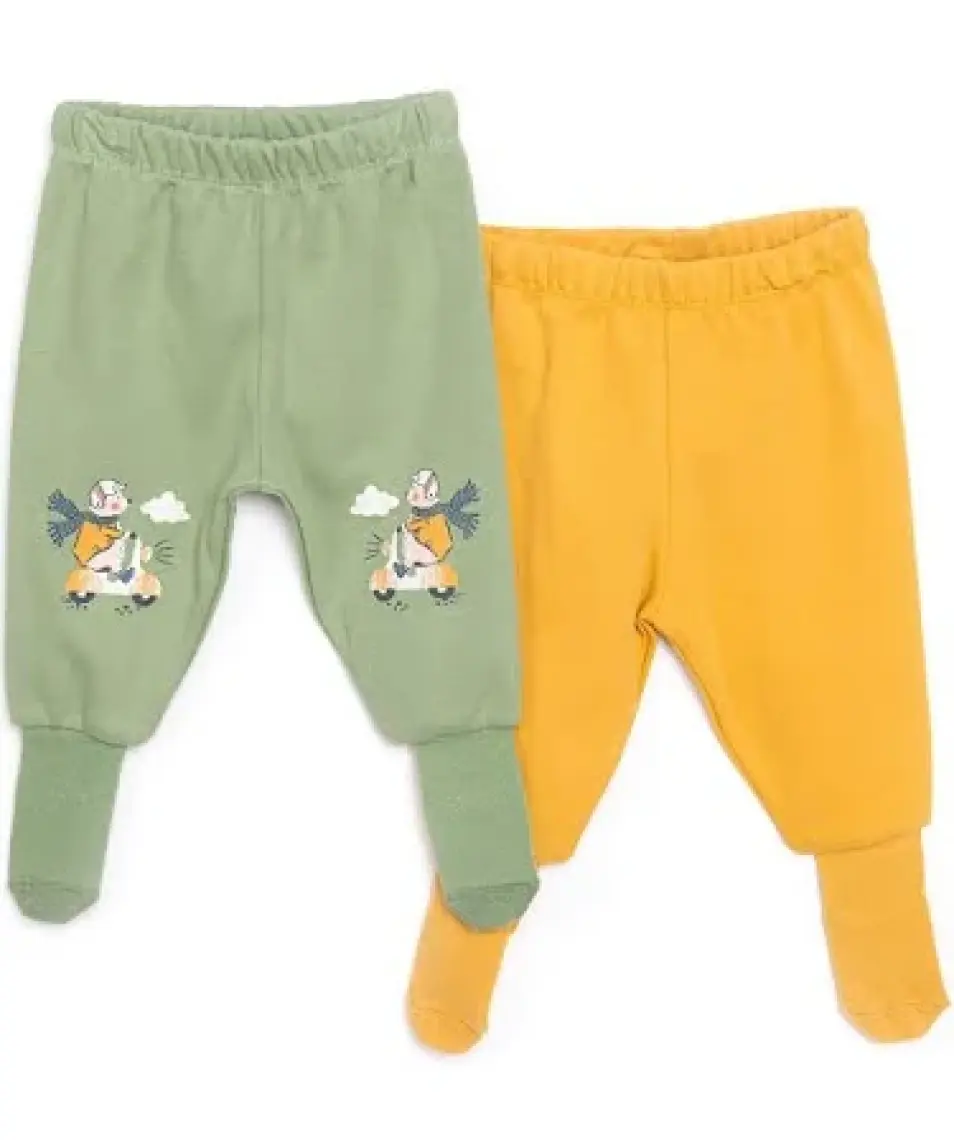 HelloBaby 2li Çoraplı Pantolon Erkek Bebek