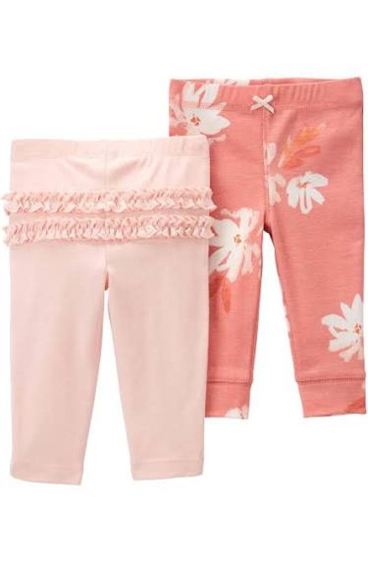 Carter's Kız Bebek 2li Pantolon Set