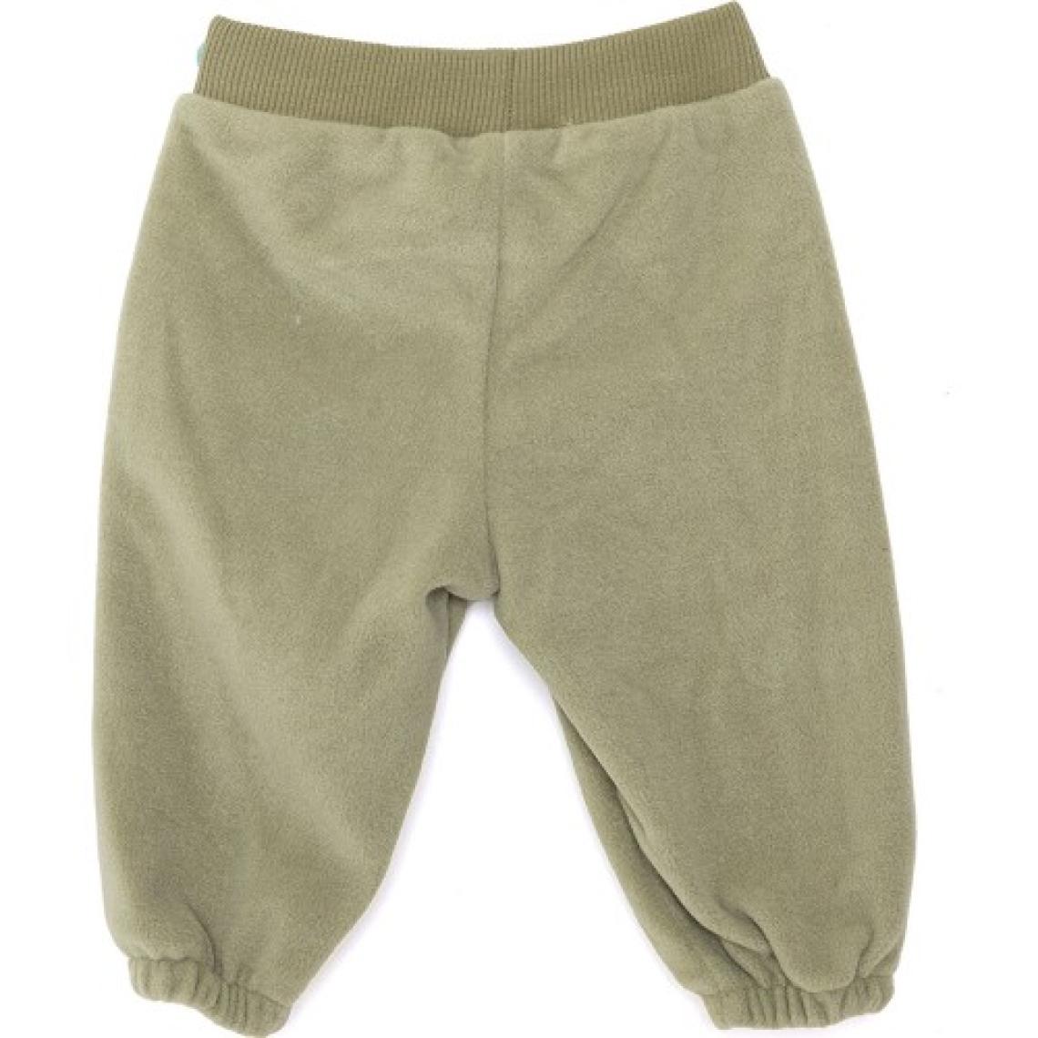 Hellobaby Erkek Bebek Basic Pantolon Polar Ribanalı Paça Koyu Gri