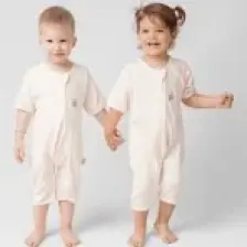 Sare Baby Yazlık Uyku Tulumu Dizaltı Boy %100 Doğal Pamuk Oeko-Tex Sertifikalı Kumaş 0.2 Tog Bebek Uyku Tulumu