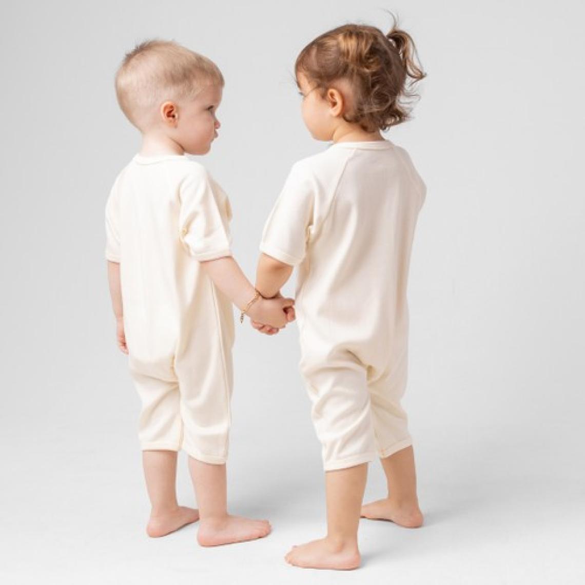 Sare Baby Yazlık Uyku Tulumu Dizaltı Boy %100 Doğal Pamuk Oeko-Tex Sertifikalı Kumaş 0.2 Tog Bebek Uyku Tulumu