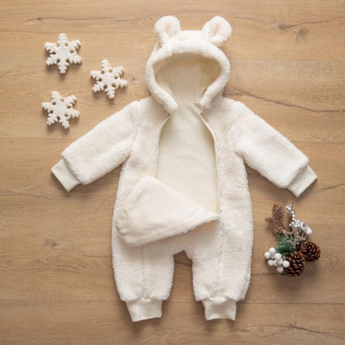 Sare Baby Pofuduk Serisi Kışlık Bebek Uyku Tulumu %100 Doğal Pamuk Astarlı Özel Kumaş Unisex 2.0 Tog