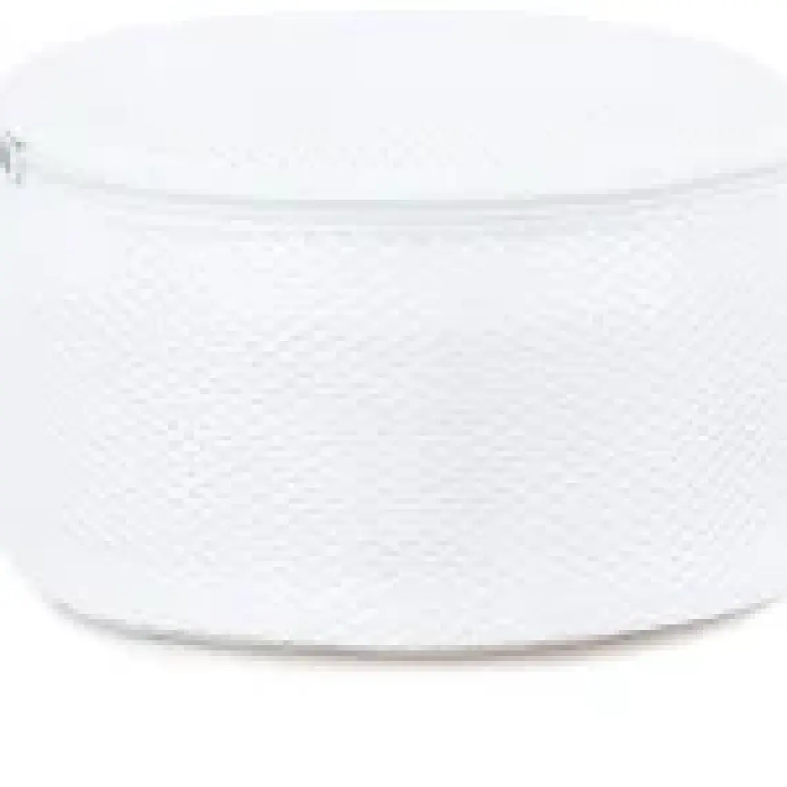 Ocean Home Textile Beyaz Fermuarlı İç Çamaşır Yıkama Filesi Torbası 20x10 cm