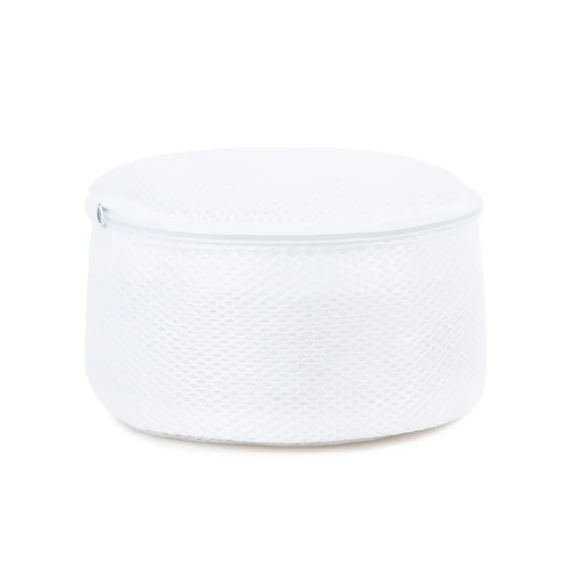 Ocean Home Textile Beyaz Fermuarlı İç Çamaşır Yıkama Filesi Torbası 20x10 cm