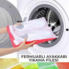 Fermuarlı Ayakkabı Yıkama Filesi