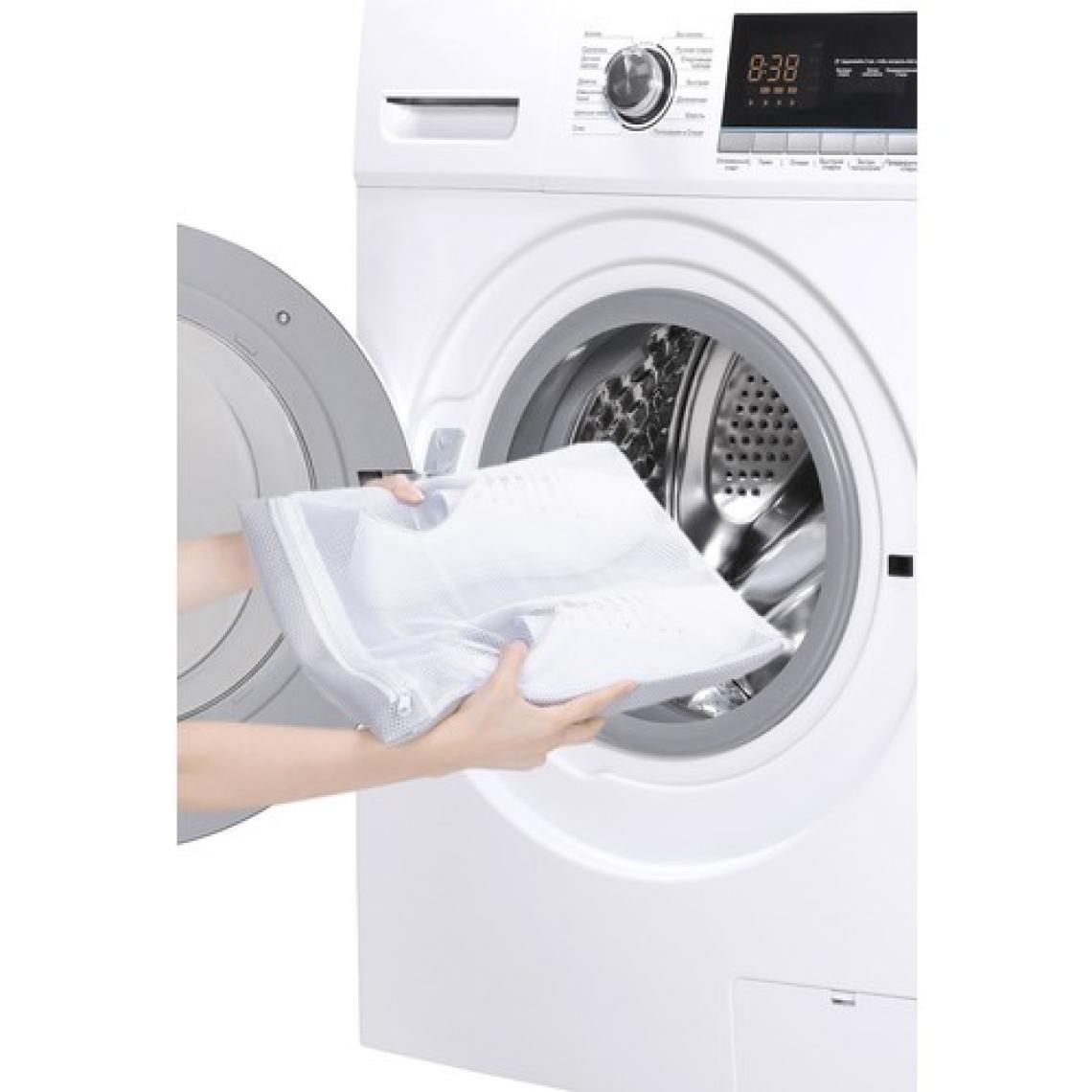 Ocean Home Textile 3 Adet Gri Fermuarlı Ayakkabı Çamaşır Yıkama Filesi Torbası 35x40 cm