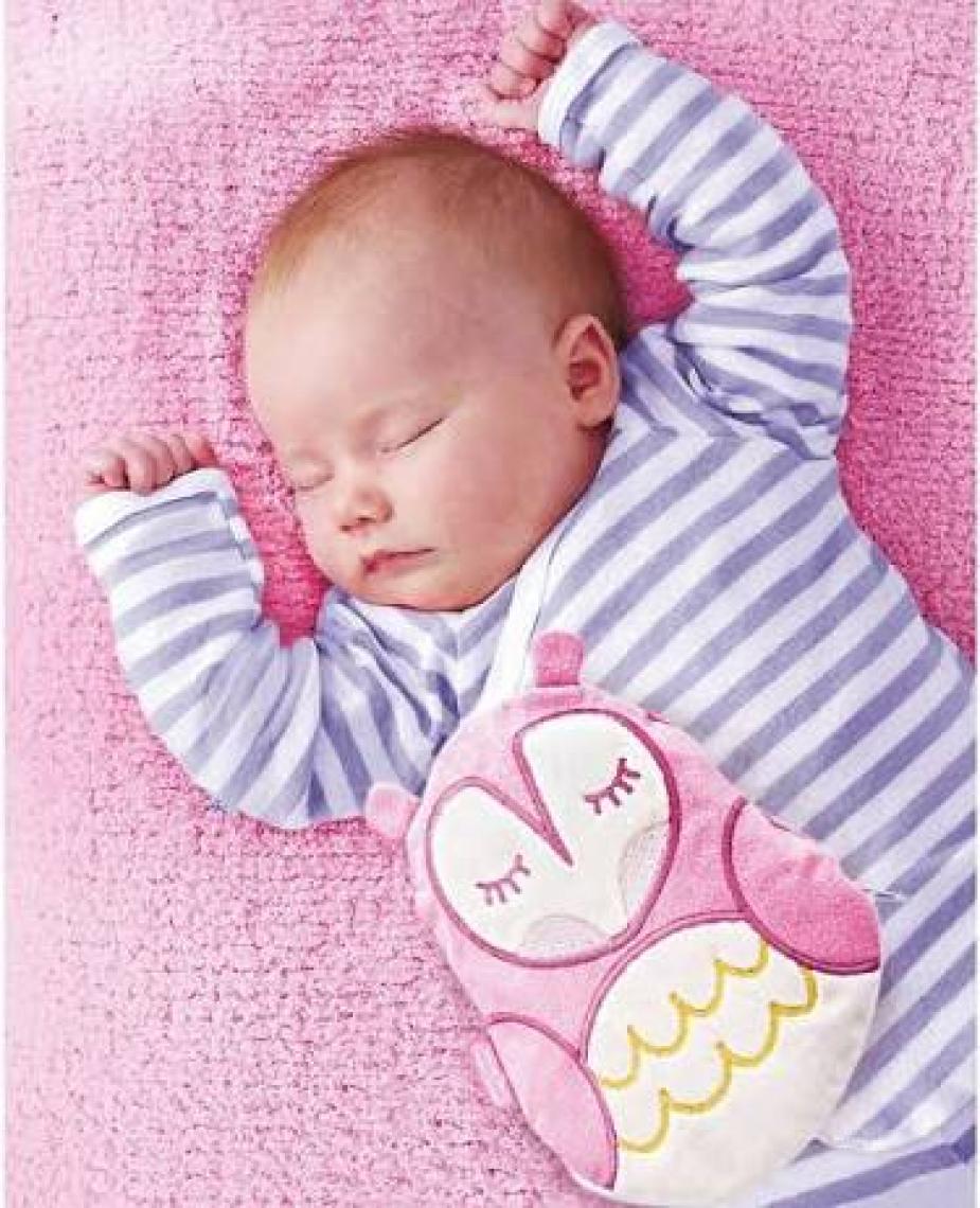 Babyjem Kiraz Çekirdekli  Pembe Baykuş Yastık