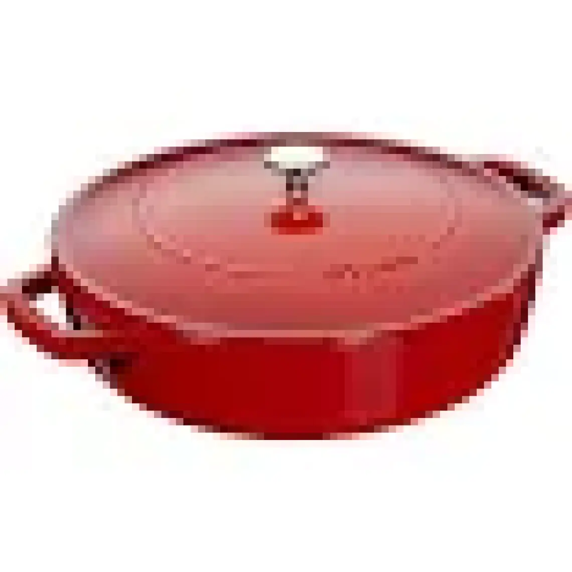 Staub Chistera Yağmur Efektli Döküm Tencere 24 cm Kiraz