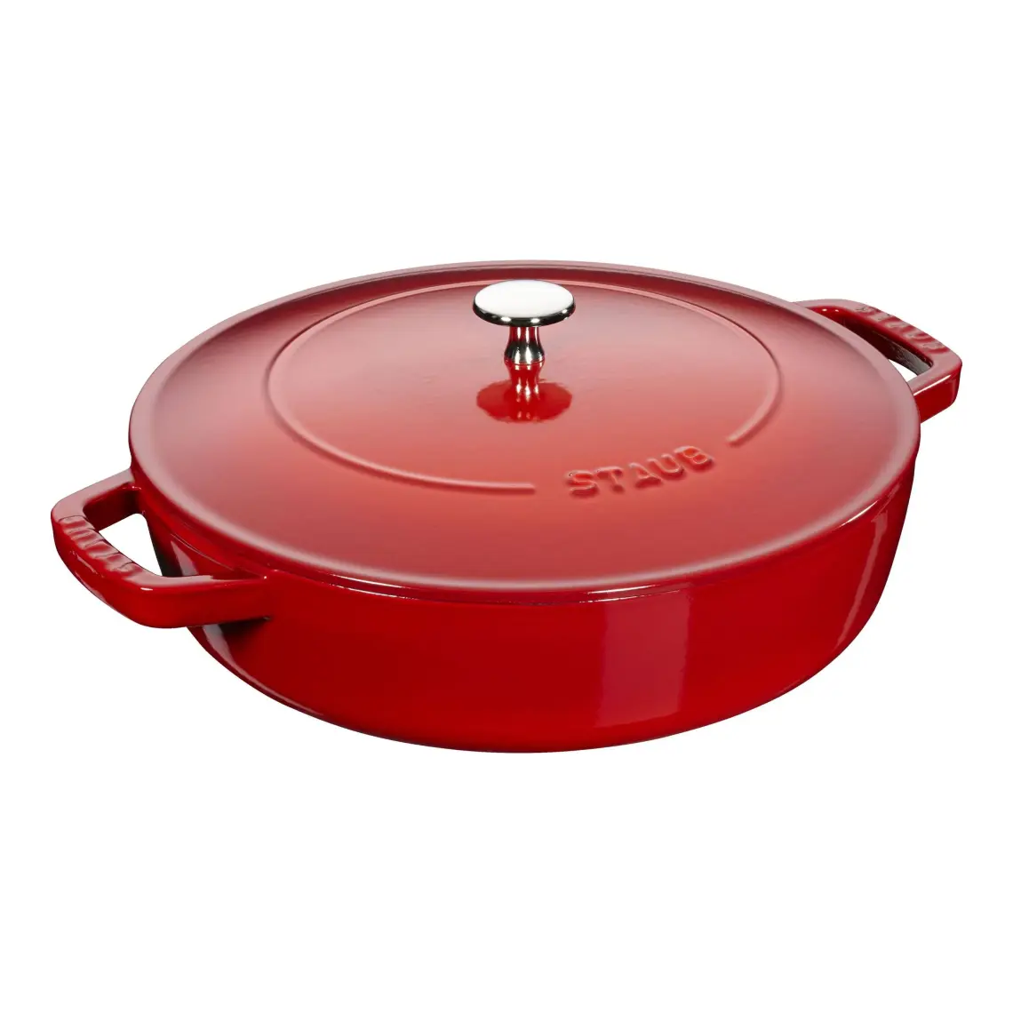 Staub Chistera Yağmur Efektli Döküm Tencere 24 cm Kiraz