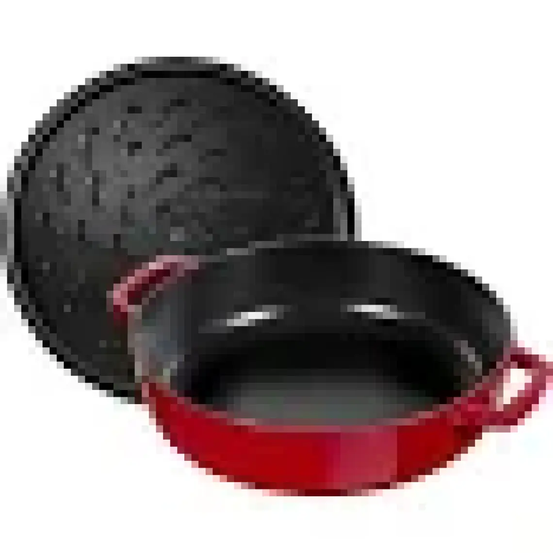 Staub Chistera Yağmur Efektli Döküm Tencere 24 cm Kiraz