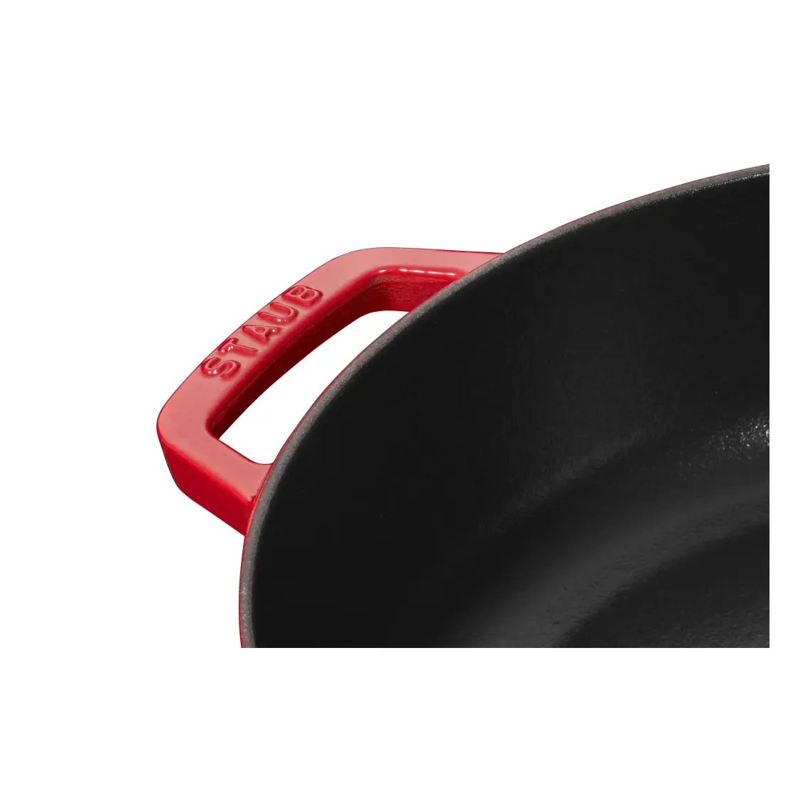 Staub Chistera Yağmur Efektli Döküm Tencere 24 cm Kiraz