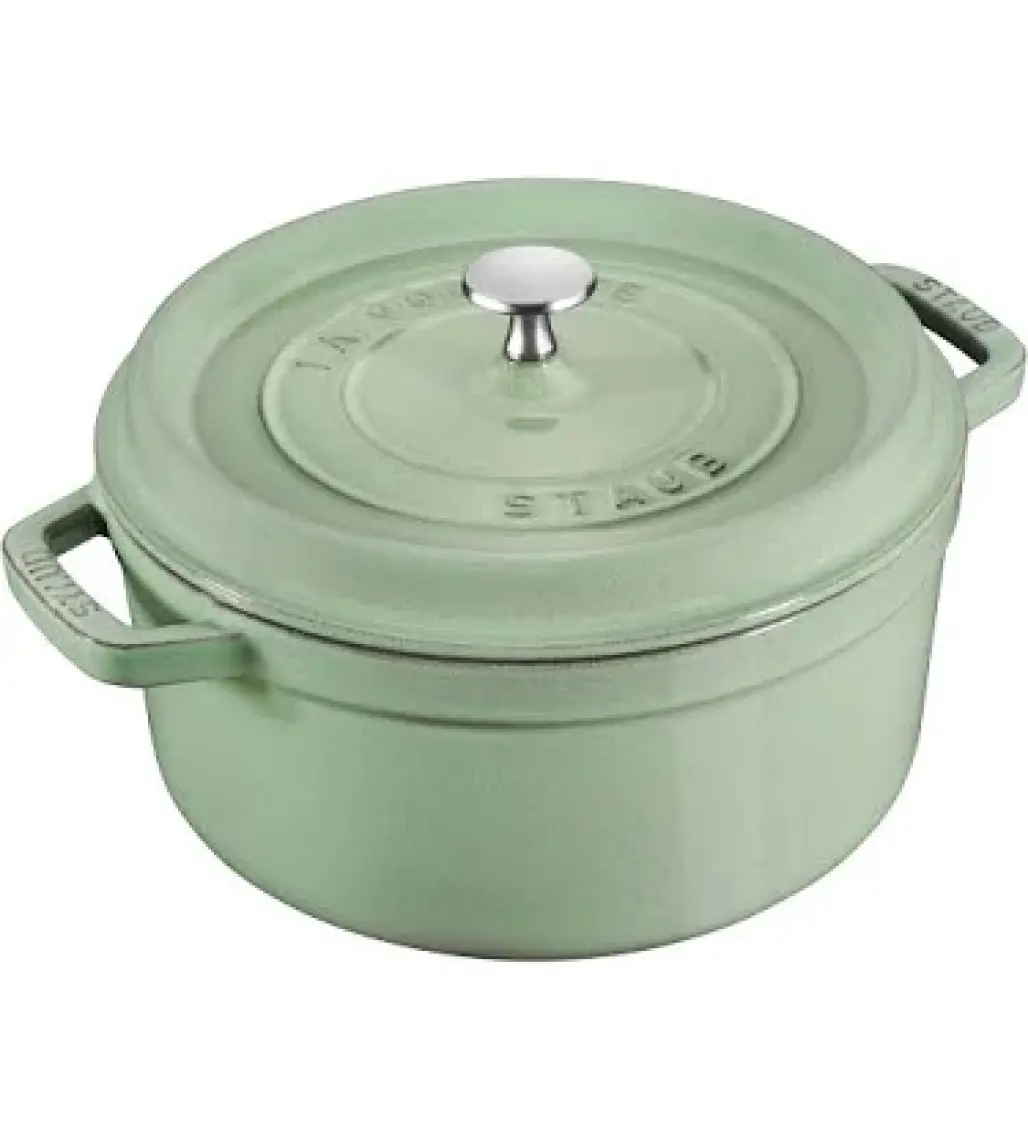 Staub Döküm Tencere Yuvarlak Gri 20 Cm
