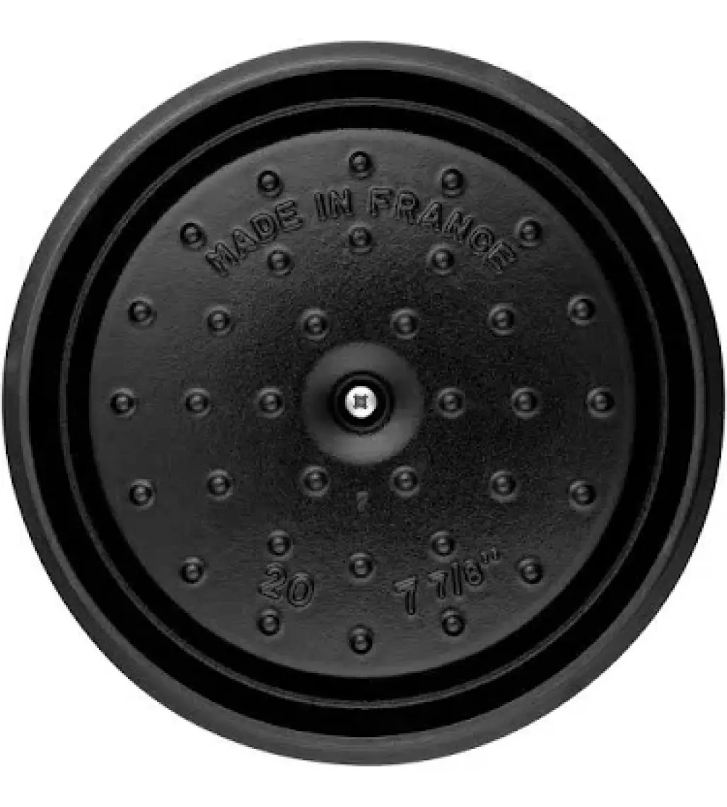Staub Döküm Tencere Yuvarlak Gri 20 Cm