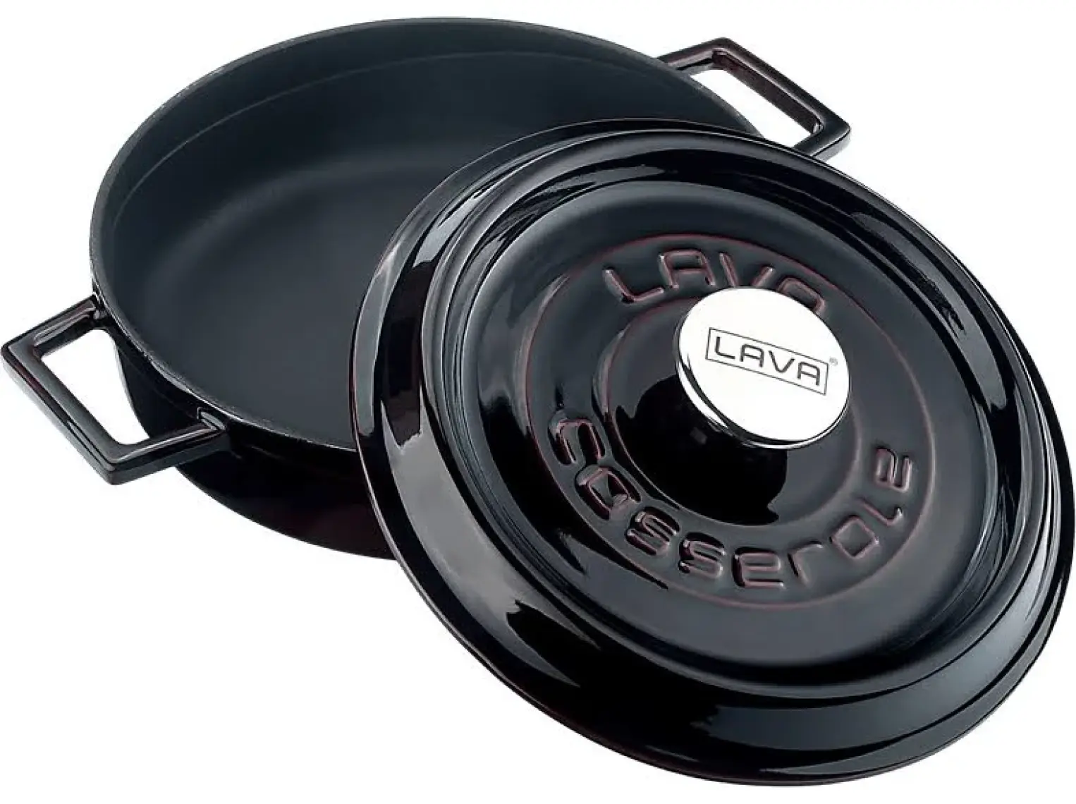 Lava Döküm Çok Amaçlı Yayvan Tencere. Trendy Serisi Çap(Ø)24cm.