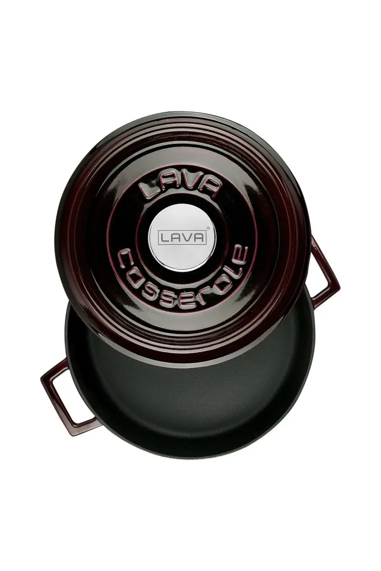 Lava Döküm Çok Amaçlı Yayvan Tencere. Trendy Serisi Çap(Ø)24cm.