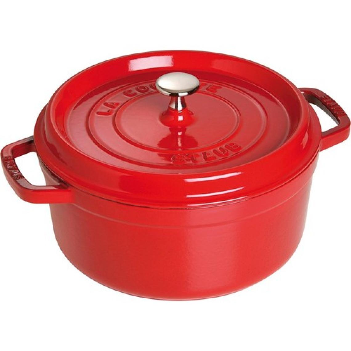 Staub Döküm Tencere Yuvarlak 26 cm Kiraz
