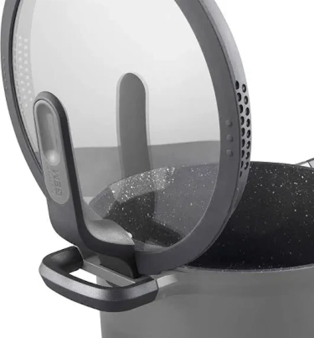Berghoff Gem Stay Cool Pilav Tenceresi Gri 28 Cm