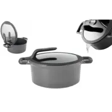 Berghoff Gem Stay Cool Pilav Tenceresi Gri 28 Cm