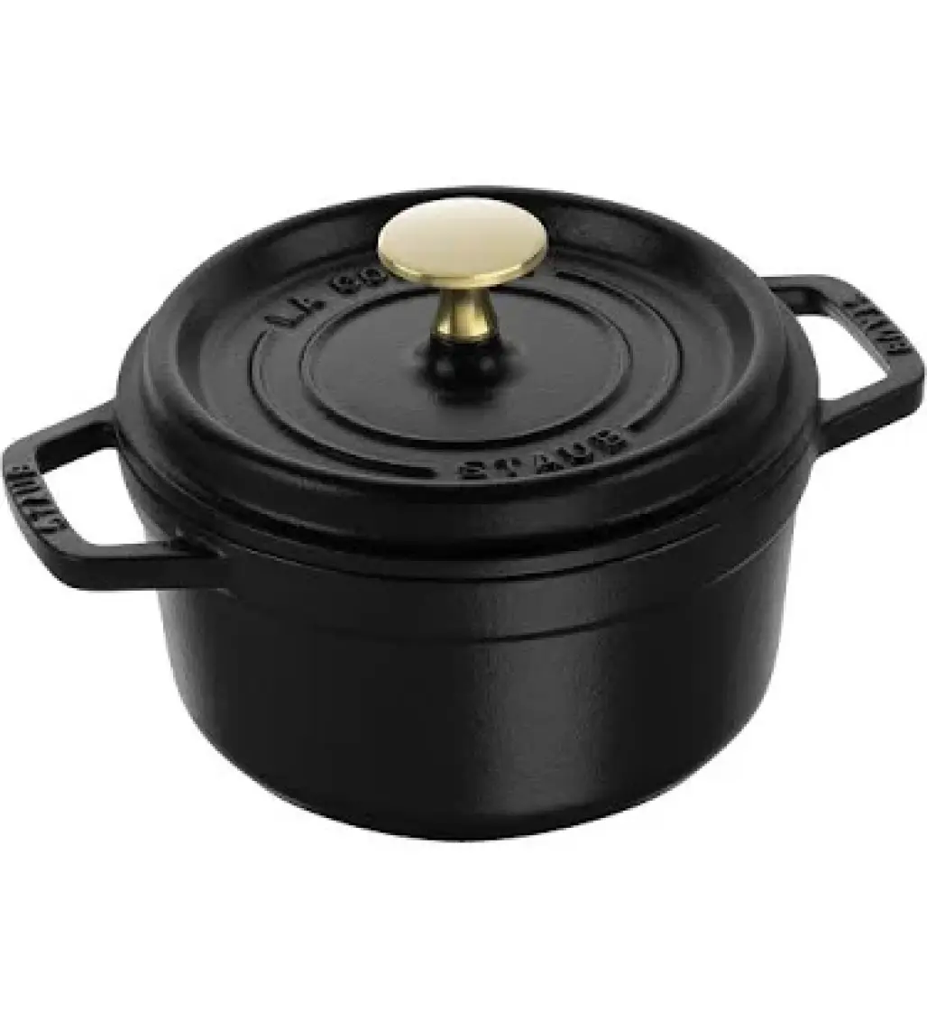 Staub La Cocotte Döküm Tencere Siyah 16Cm