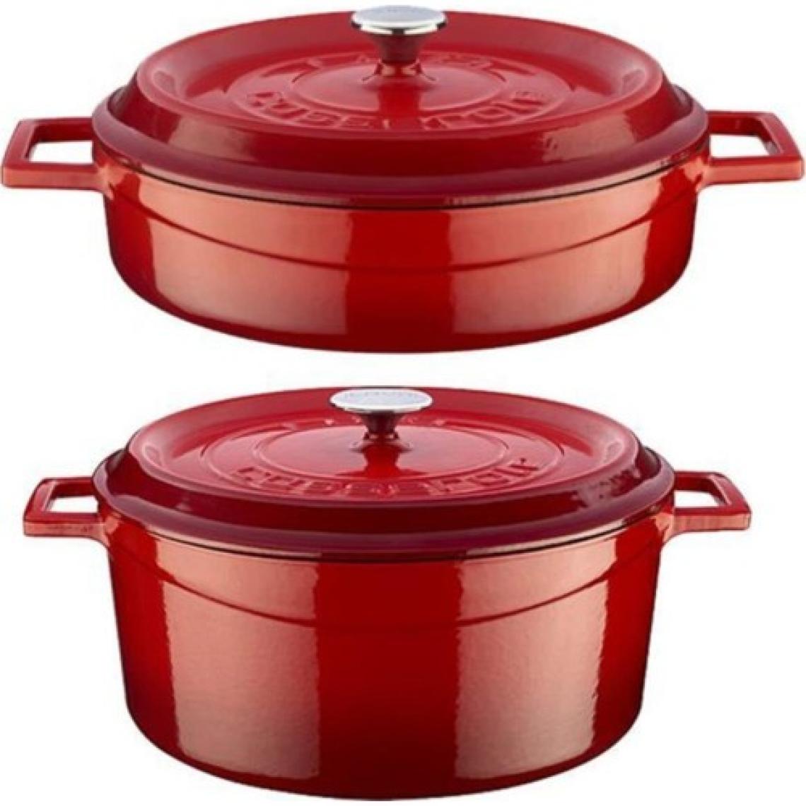 Lava Trendy Döküm 2'li Tencere Set 28 cm Derin