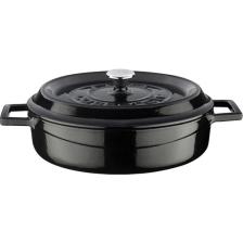 Lava Trendy 24 cm Yayvan Döküm Siyah Tencere