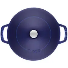 Staub Chistera Döküm Tencere 24 cm Siyah