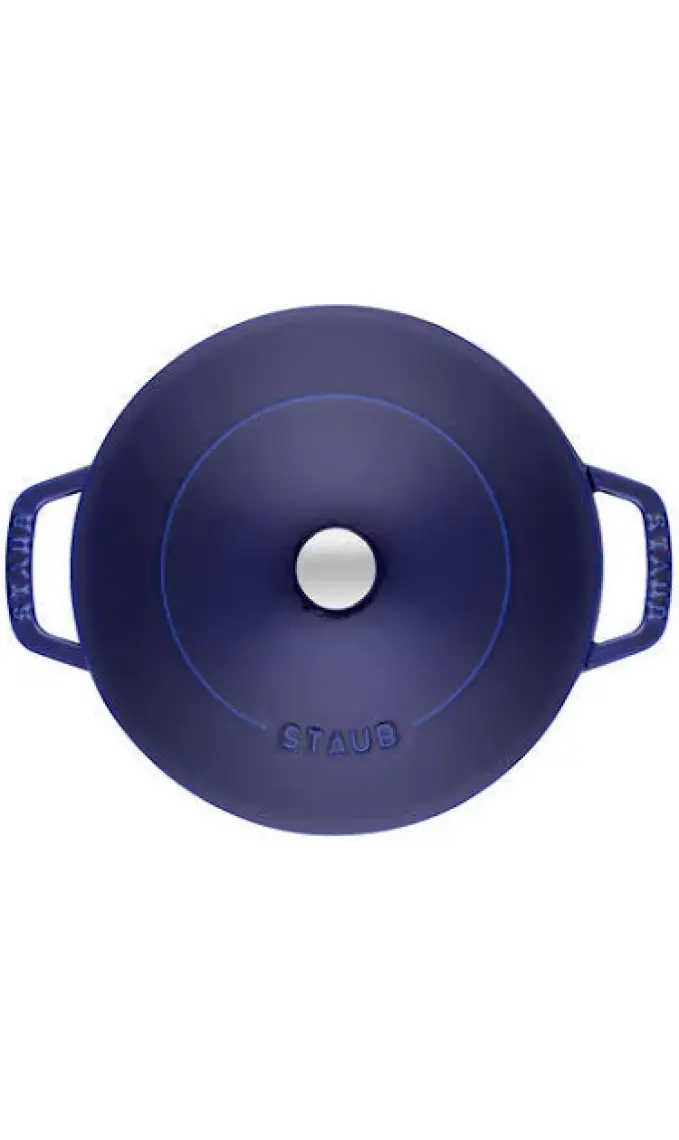 Staub Chistera Döküm Tencere 24 cm Siyah