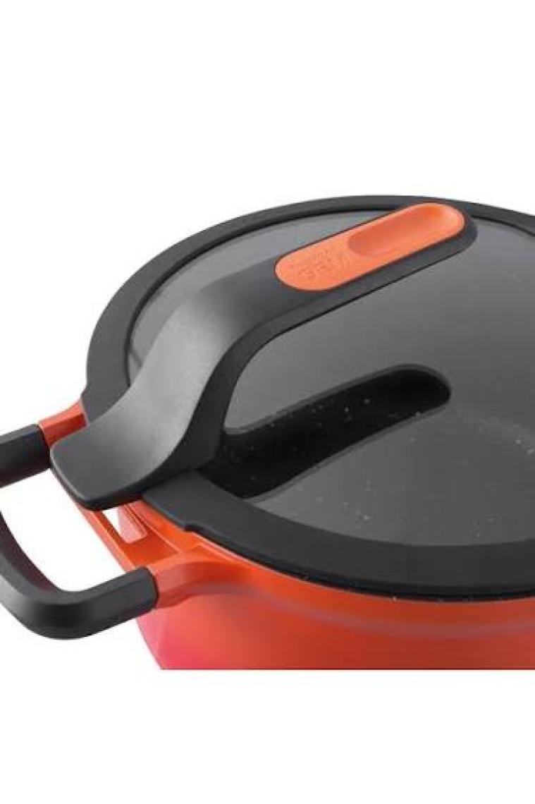 Berghoff Gem Stay Cool Soft Orange Pilav Tenceresi 26 cm
