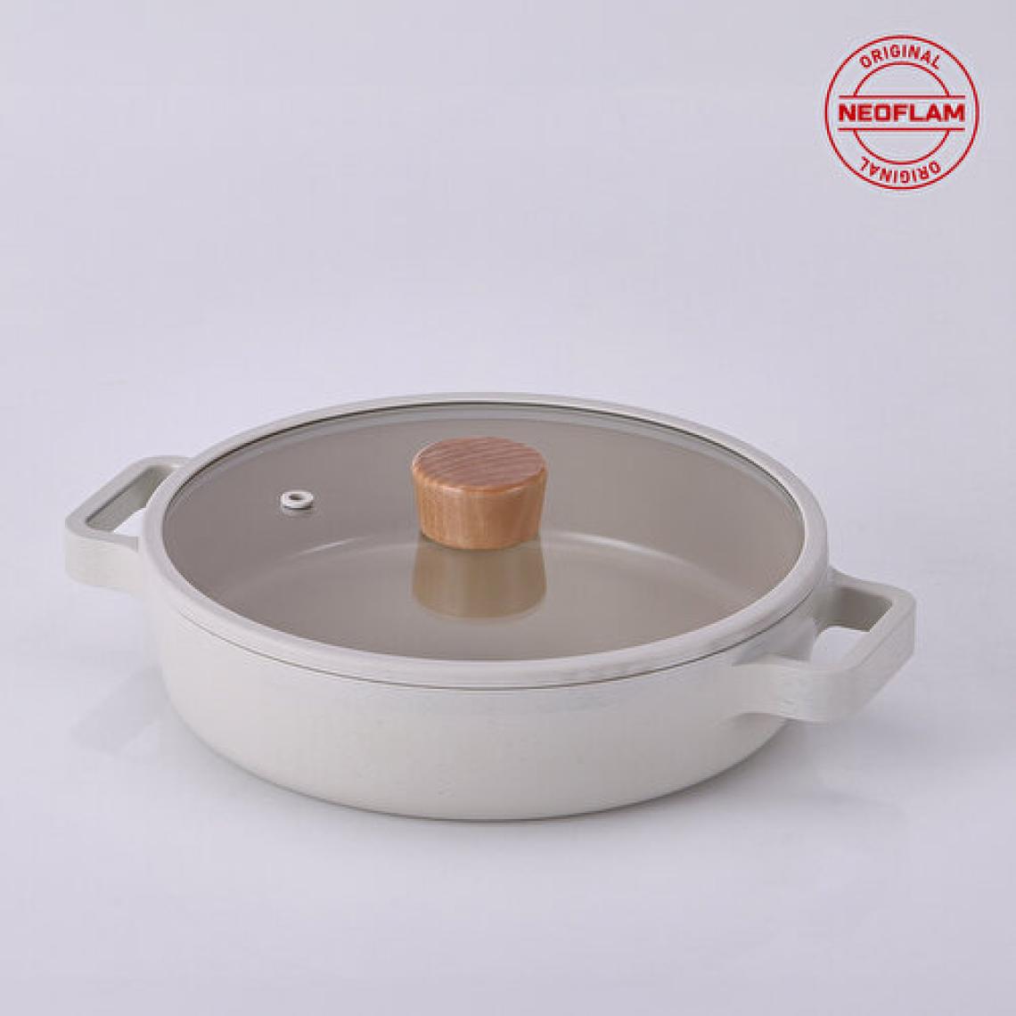 Neoflam Fika Bej 26 cm Döküm Sığ Tencere