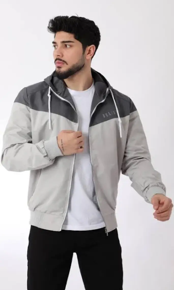 Stil Kombin Stil Kombin Parçalı Çift Renk Yağmurluk Mevsimlik Bl 1537