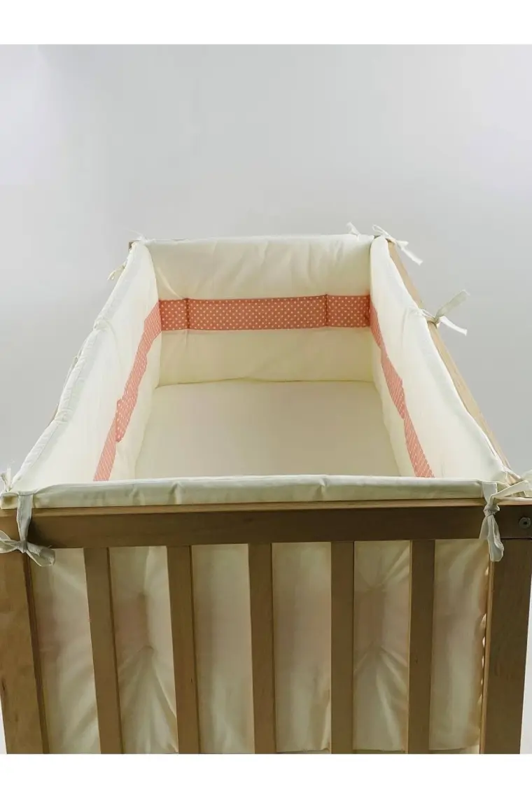 G&g Baby Ekru - Pembe Montessori Yataklar Için Yan Koruma Seti Bridgemall