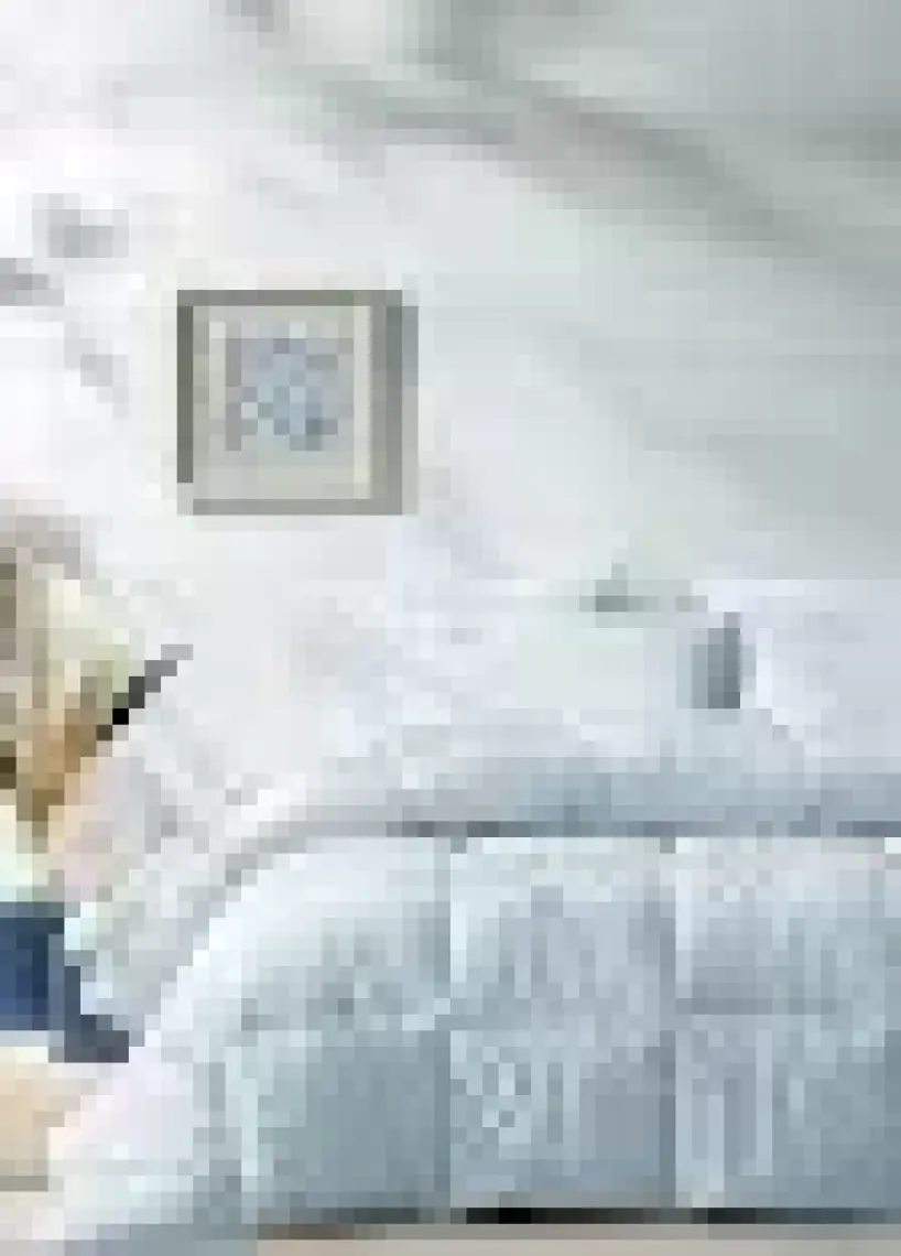 Yataş Bedding Macaron Çift Kişilik Yorgan - Yastık Set - Mavi