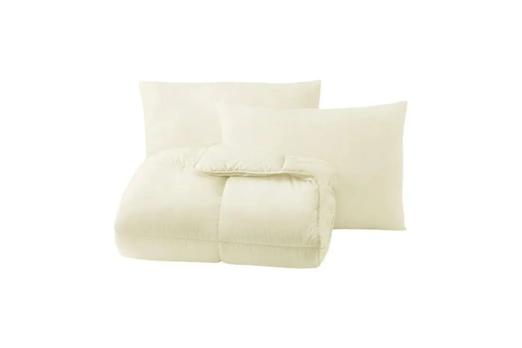 Yataş Bedding Macaron Çift Kişilik Yorgan - Yastık Set - Mavi