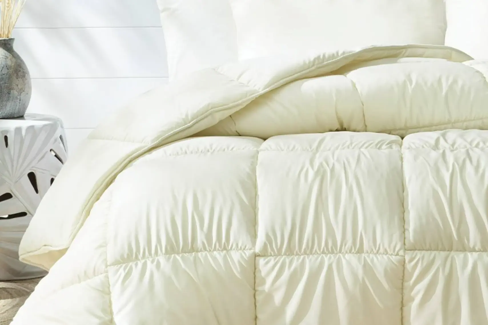 Yataş Bedding Macaron Çift Kişilik Yorgan - Yastık Set - Mavi