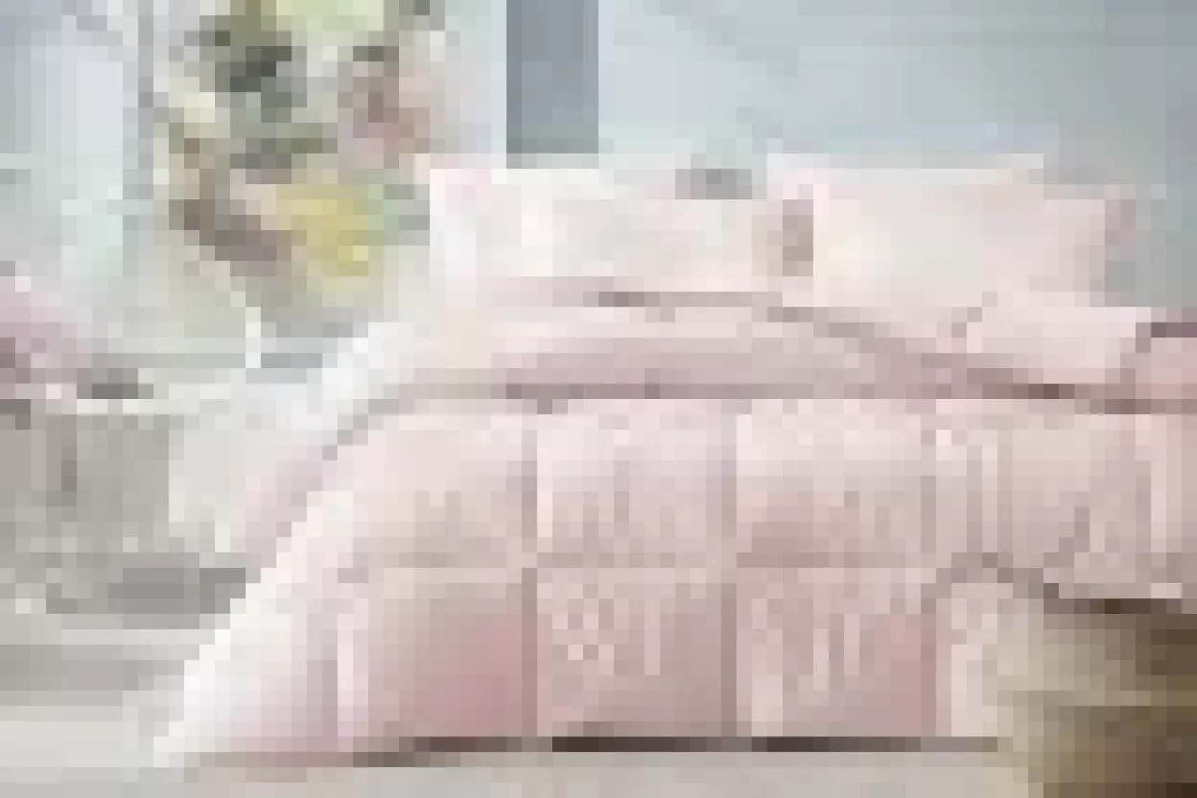 Yataş Bedding Macaron Çift Kişilik Yorgan - Yastık Set - Mavi