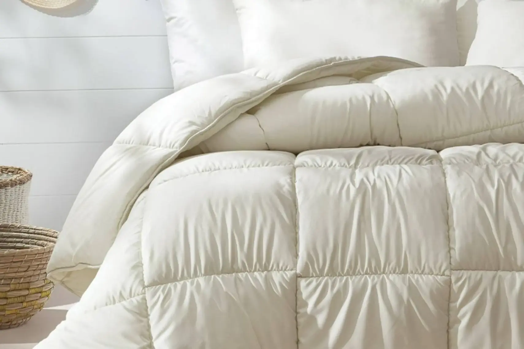 Yataş Bedding Macaron Çift Kişilik Yorgan - Yastık Set - Mavi