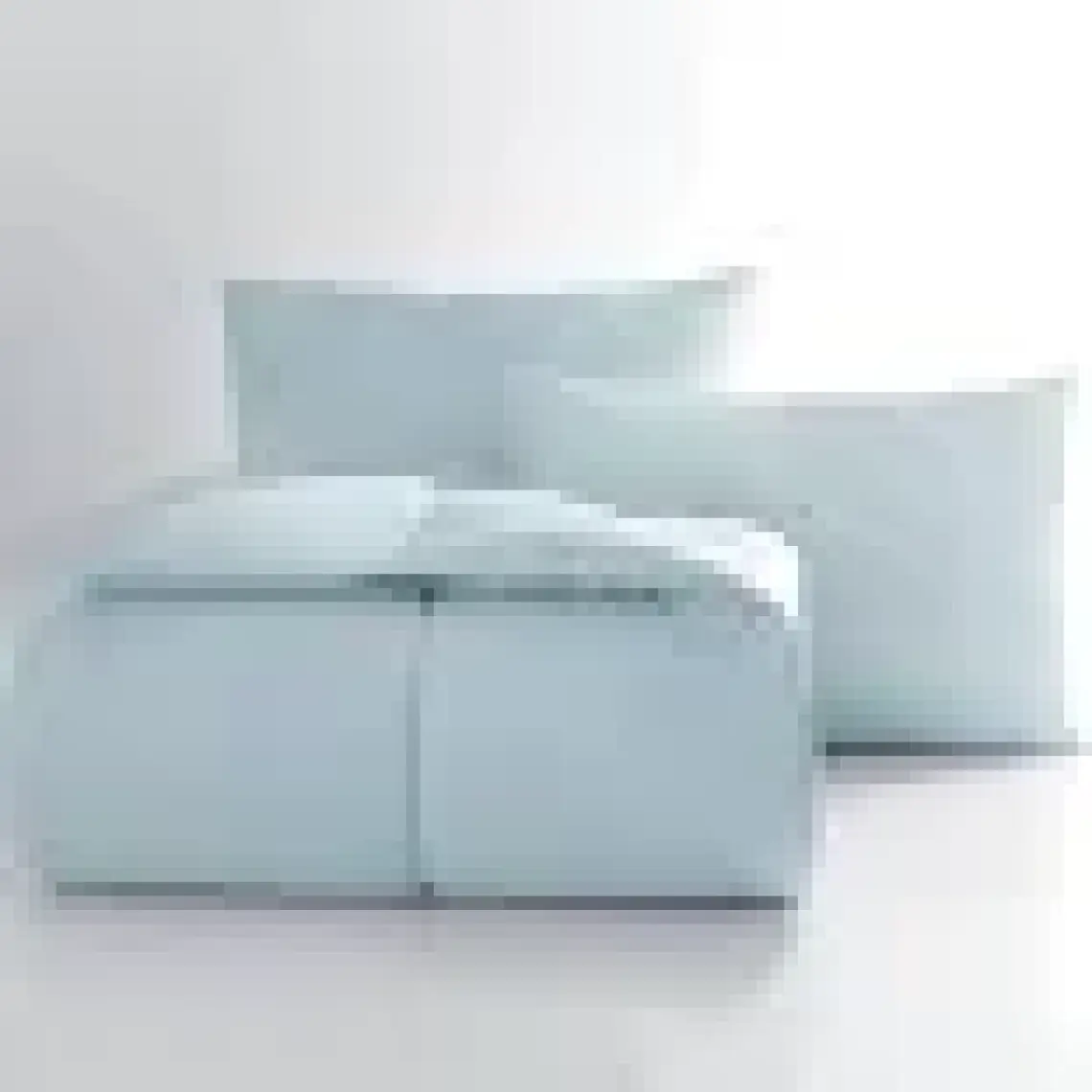 Yataş Bedding Macaron Çift Kişilik Yorgan - Yastık Set - Mavi
