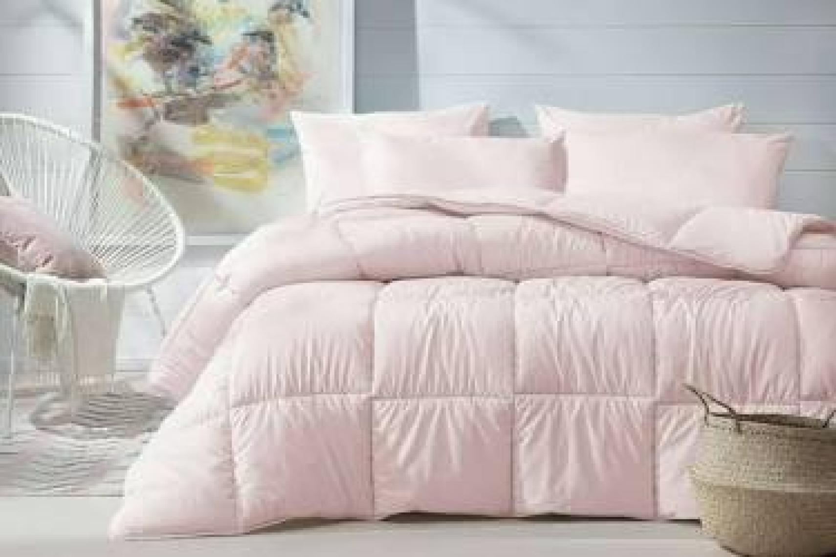 Yataş Bedding Macaron Tek Kişilik Yorgan - Yastık Set - Mavi