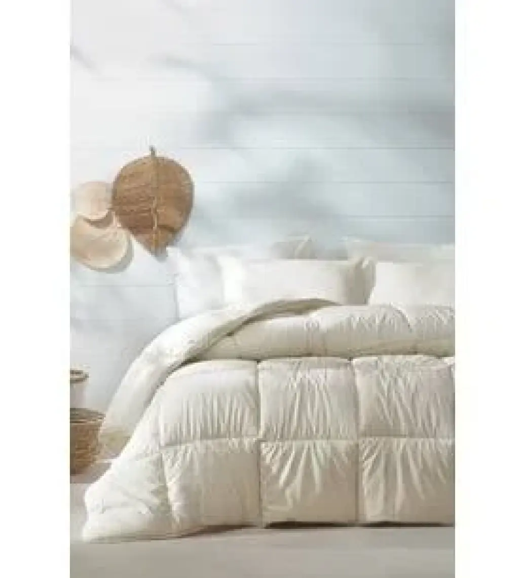 Yataş Bedding Macaron Tek Kişilik  Yorgan - Yastık Set - Krem