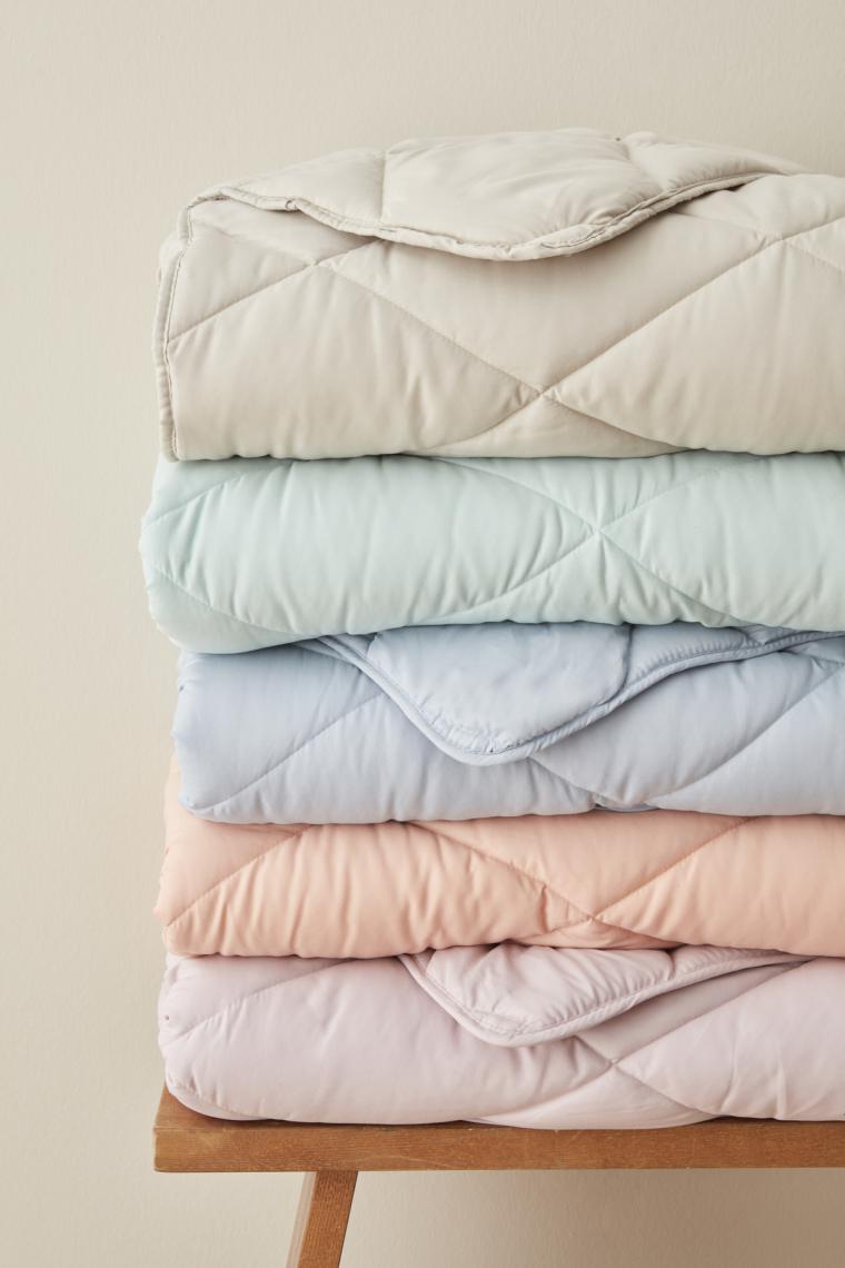 Sarah Anderson Grimes Mikrofiber Çift Kişilik Yorgan Mavi