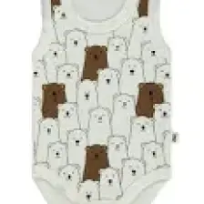 Civil Baby Erkek Bebek Çıtçıtlı Badi 1-18 Ay Ekru
