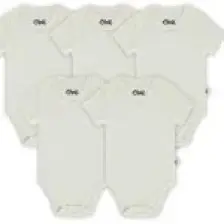Civil Baby Bebek 5'li Çıtçıtlı Badi 12-36 Ay Beyaz