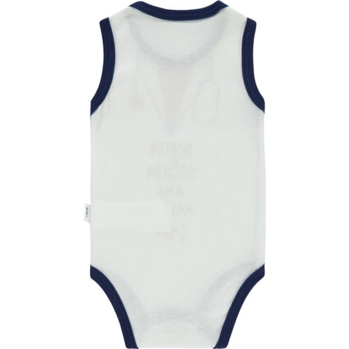 Civil Baby Erkek Bebek Çıtçıtlı Badi 1-36 Ay Lacivert