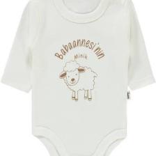 Civil Baby Bebek Çıtçıtlı Badi 1-12 Ay Ekru