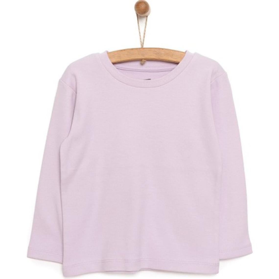 HelloBaby Basic Interlok Uzun Kol Tshirt Kız Bebek