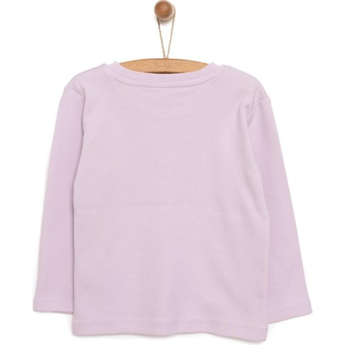HelloBaby Basic Interlok Uzun Kol Tshirt Kız Bebek