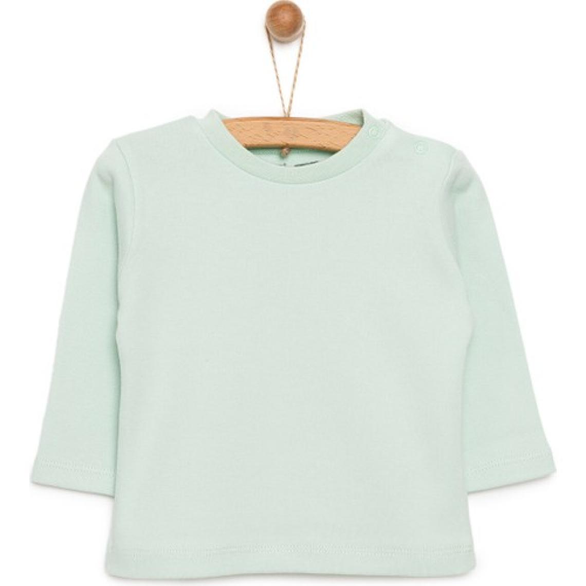 HelloBaby Basic Interlok Uzun Kol Tshirt Kız Bebek