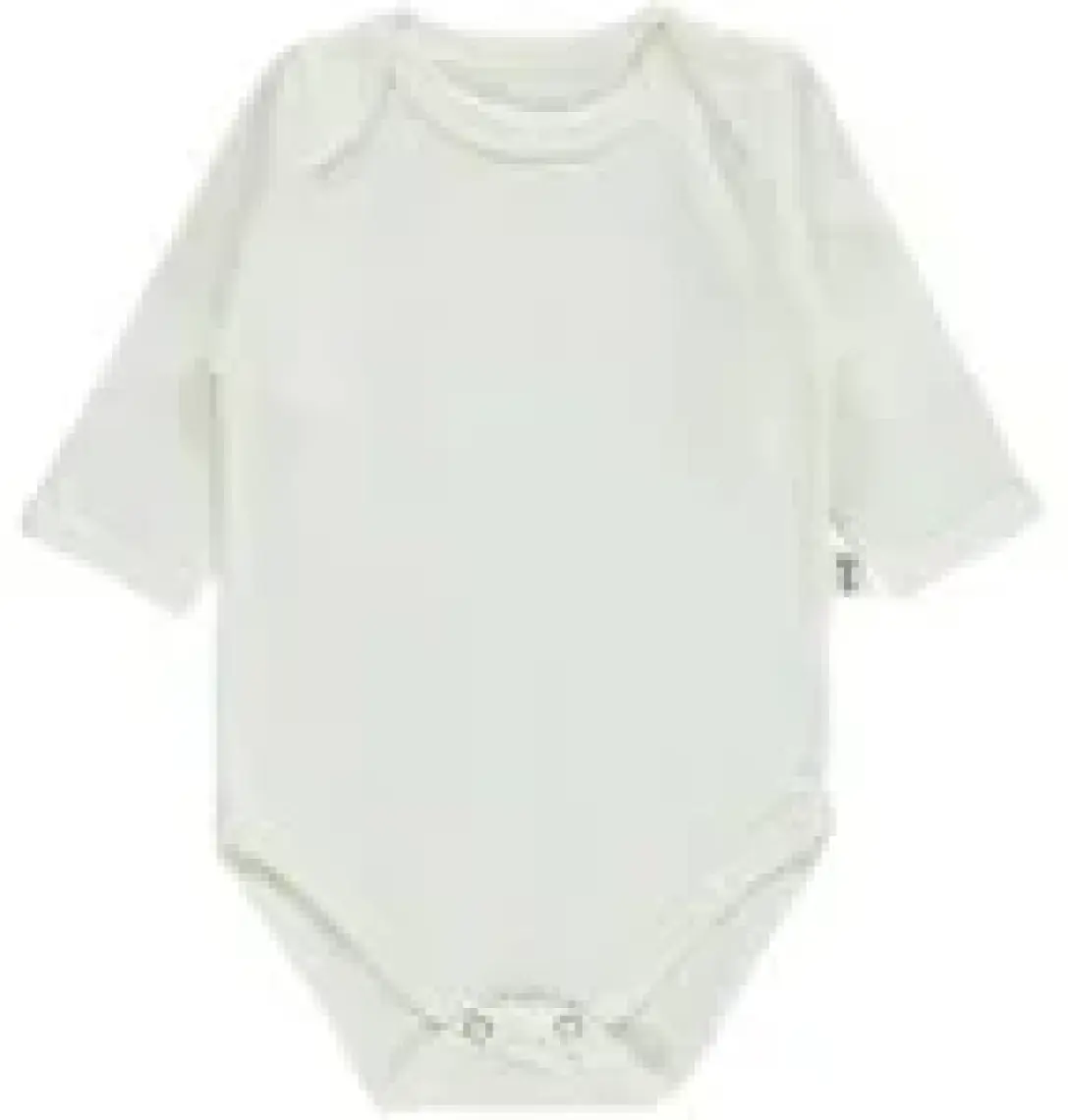 Civil Baby Çocuk Çıtçıtlı Badi 1-3 Yaş Beyaz