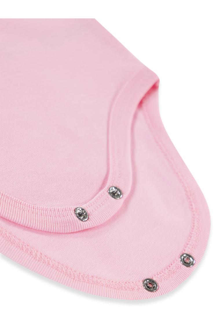 Civil Baby Bebek Çıtçıtlı Badi 3-9 Ay  Pembe